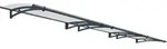 Palram - Canopia Vordach Aquila 4500 Anthrazit 92x450x18 Cm