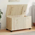 Truhe Mit Rollen Alta 73x39,5x43 Cm Massivholz Kiefer - Vidaxl