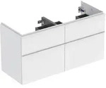 Geberit Icon Unterschrank F&uuml;r Doppelwaschtisch, 4 Schubladen,