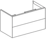 Geberit One Waschtischunterschrank, 2 Schubladen, 88,8x50,4x47cm,