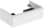 Keramag - Geberit Waschtischunterschrank Icon 74x24,7x47,6cm, We. Matt/griff Wei&szlig;