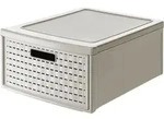 Schubladenbox Country Gro&szlig;, 19,2 L Cappuccino Boxen, K&ouml;rbchen & Kisten - Rotho