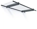 Palram - Canopia Vordach Nancy 2050 Anthrazit 94x206x14 Cm