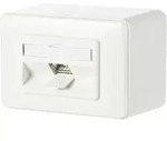 Metz Connect C6amodul 1 Port 180&deg;m Ap Reinwei&szlig; 130b11d10002-e
