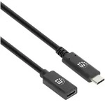 Manhattan Usb3.1 Kabel 10gbit/s C-stecker Auf C-buchse 0,5m (355230)