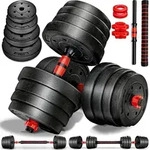 Re:sport&reg; Hantelset 30 Kg Kurzhanteln Langhantel Set Hantel Hantelscheiben