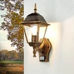 Au&szlig;enlampe Mit Bewegungsmelder Rustikal Ip44 Schwarz Kupfer Wandleuchte Laterne