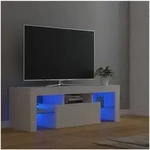Vidaxl - Tv-schrank Mit Led-leuchten Wei&szlig; 120x35x40 Cm