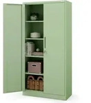 Aktenschrank C001h B&uuml;roschrank Metallschrank Aufbewahrungsschrank 4 Verstellbare