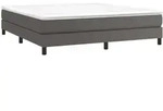Bettgestell Grau 180x200 Cm Kunstleder Vidaxl