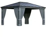 Palram-canopia - Vorh&auml;nge F&uuml;r Pavillon Dallas 4900 Grau