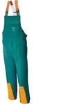 Forstschutz-latzhose Gr. 46 Gr&uuml;n/orange