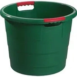 Graf - Kunststoffbeh&auml;lter Rund 30 L Pp Gr&uuml;n D420xh350mm Mit Durchfassgriff