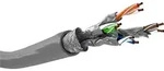 Goobay - Cat 6a Netzwerkkabel, S/ftp (pimf), Grau, Kupferleiter (cu), Awg 26/7