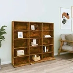 Vidaxl - Cd-regal R&auml;uchereiche 102x23x89,5 Cm Holzwerkstoff