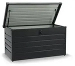 Juskys Metall Aufbewahrungsbox Limani 380 Liter - Outdoor Box - Wasserdicht,