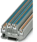 Phoenix Contact Doppelstock-klemme 0, 14-1, 5qmm, Grau Pttb 1, 5/s-l/n