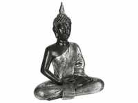 Statuette Buddha sitzend - Kunstharz H 62 cm - Atmosphera - Mehrfarbig