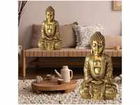 Buddha Figur Wohnzimmer Dekofigur Wohndekoration , Skulptur Asiatisch, Kunstharz