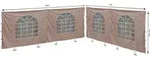 Quick-star - 2 Seitenteile Mit Pvc Fenster F&uuml;r Lounge Pavillon Sahara 4x4m