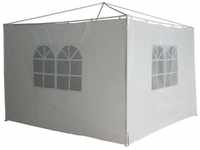 Seitenteile für Pavillon 3x3 m weiß 2 Stk Klettverschluss Gartenzelt -...