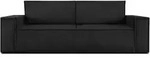 Napi Sofa 3 Sitzer, Mit Schlaffunktion, In Pet Friendly Cord-stoff, Schwarz - Konsimo