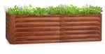 Blumfeldt - Rust Grow Potager Sur&eacute;lev&eacute; De Jardin Finition Rouille En T&ocirc;le D'Acier