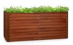 Blumfeldt - Rust Grow Potager Sur&eacute;lev&eacute; De Jardin Finition Rouille En T&ocirc;le D'Acier