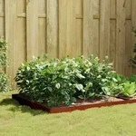 Hochbeet 100x100x18,5 Cm Cortenstahl Vidaxl