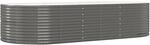 Hochbeet Grau 291x140x68 Cm Verzinkter Stahl Vidaxl