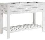 Hochbeet Wei&szlig; 110x45x79 Cm Polypropylen - Vidaxl