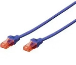 Digitus - Dk-1612-010/b Rj45 Netzwerkkabel, Patchkabel Cat 6 U/utp 1.00 M Blau