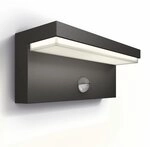 Philips Bustan Wandleuchte Au&szlig;en Mit Sensor (anthrazit) - 3.8 W - Ultra Efficient