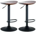 Clp - 2er Set Barhocker Skelde Walnuss