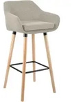 Barhocker Grant Stoff Creme