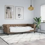 Tagesbett Cappuccino-braun 90x200 Cm Kunstleder Vidaxl