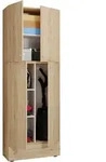 Holz Besenschrank Putzschrank Lona S