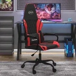 Gaming-stuhl Mit Massagefunktion Schwarz Und Rot Kunstleder Vidaxl