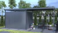 Ger&auml;tehaus 'rheinfelden 108 Schleppdach-set', Anthrazit Matt, 6,4 M&sup2;, Inkl.