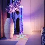 Wassers&auml;ule Farbwechsel Sprudels&auml;ule Wohnzimmer, Dekoration S&auml;le, Led Rgb...