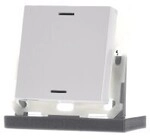 Mdt Taster Light 55 1-fach Rgbw Reinwei&szlig; Gl&auml;nzend Neutral Be-tal5501.01