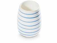 Blaugeflammt, Vase (h: 11cm) - Gmundner Keramik