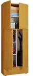 Holz Besenschrank Putzschrank Lona S