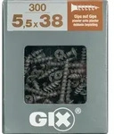 Spax - Gix-g Gips Auf Gips, 5,5 X 38 Mm, 300 St&uuml;ck, Vollgewinde, Trompetenkopf,
