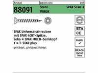 SPAX 1191010400503 Holzschraube 4 mm 50 mm T-STAR plus Stahl WIROX 200 St.