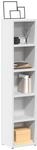 Cd-regale 2 Stk. Wei&szlig; 21x16x93,5 Cm Holzwerkstoff Vidaxl Wei&szlig;