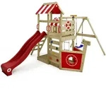 Wickey Spielturm Kletterger&uuml;st Seaflyer Mit Schaukel & Rutsche, Baumhaus Mit