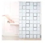 Duschrollo Square, Wasserabweisend, Retro Badrollo Wanne U. Dusche, Deckenmontage,