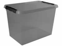 Aufbewahrungsbox Q-Line 72 l rauchgrau 60 x 40 x 42 cm (l x b x h) Box - Sunware