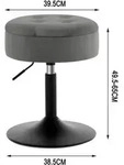 1x Barhocker Sitzhocker Mit Stauraum, Arbeitshocker H&ouml;henverstellbar, Niedriger